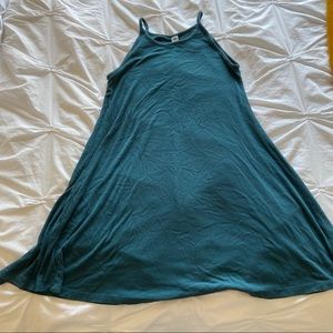 Old navy ribbed teal dress M.